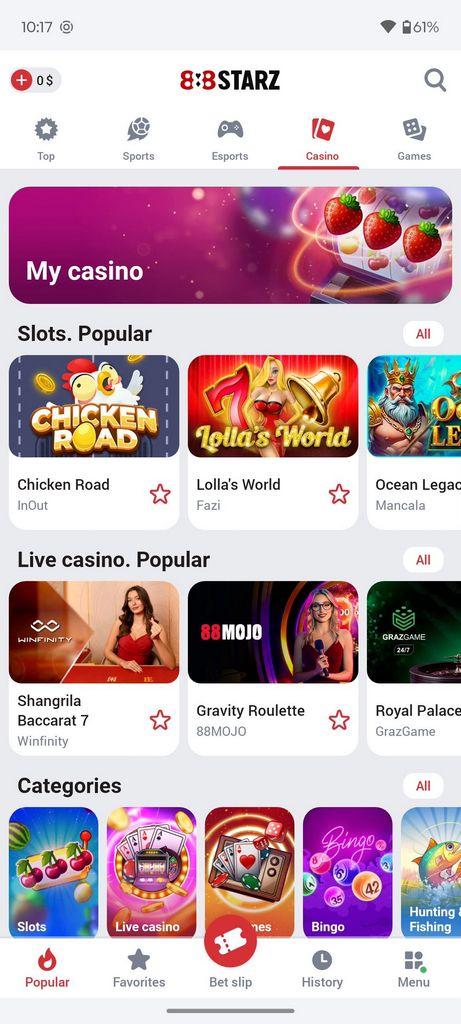 888 Starz Casino Site Online